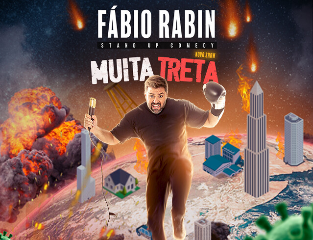 Fonte: Divulgação oficial Fábio Rabin em: “MUITA TRETA”