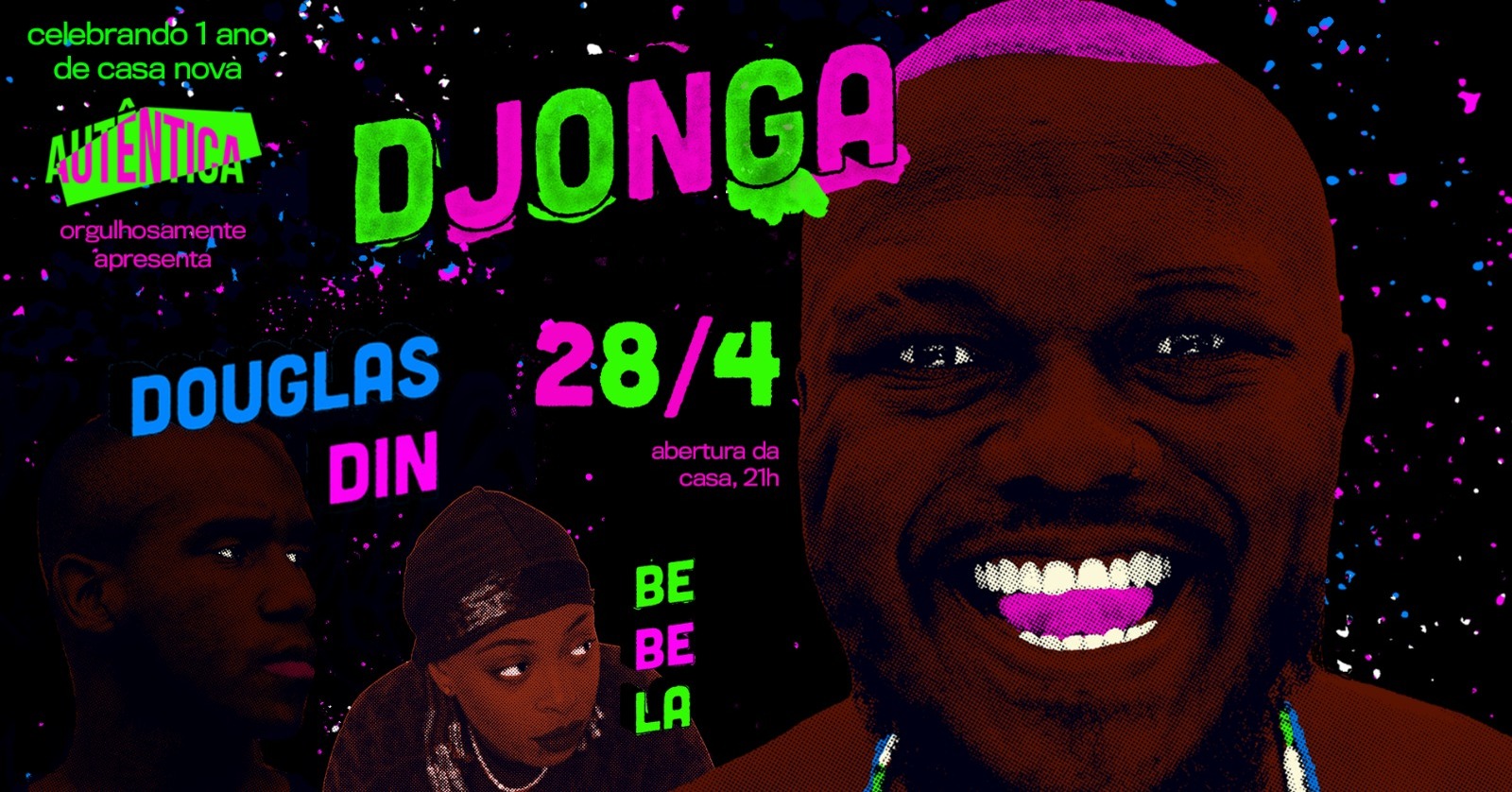 Show: Djonga e Douglas Din - Autêntica 1 ano 