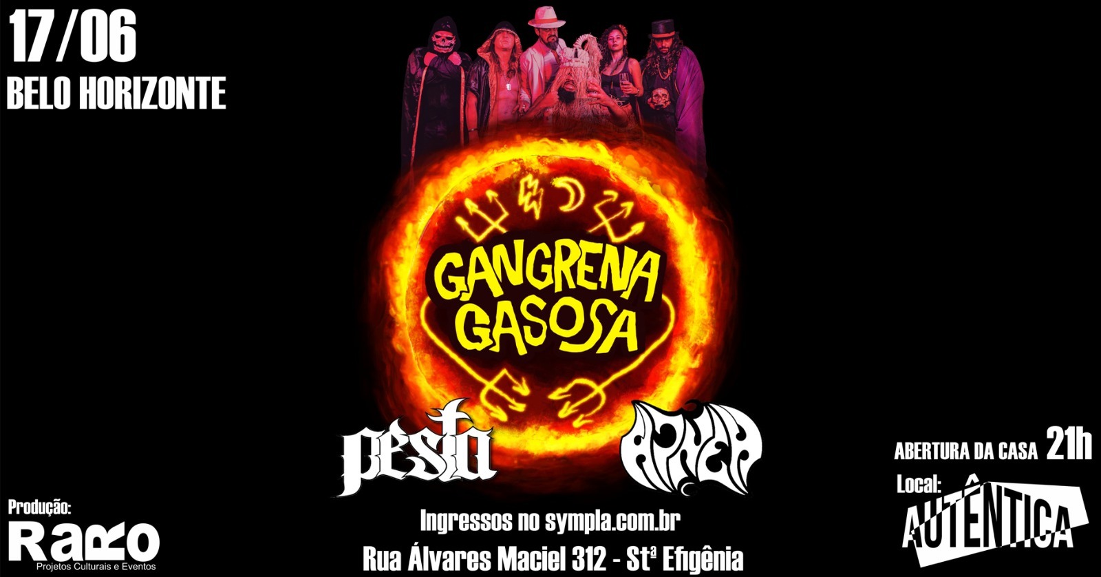 Reprodução oficial Show: Gangrena Gasosa