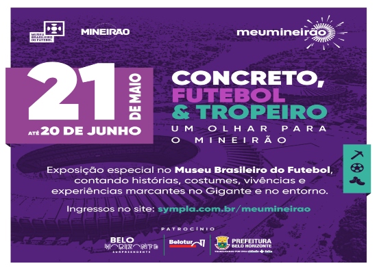 Reprodução oficial Concreto, Futebol e Tropeiro "Um olhar para o Mineirão"
