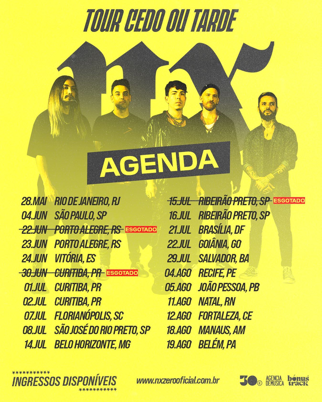 Show: NX Zero - Tour 