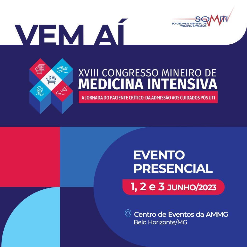 XVIII Congresso Mineiro de Medicina Intensiva 2023