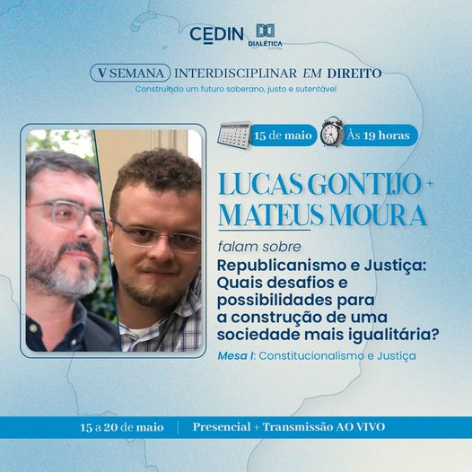 V Semana Interdisciplinar em Direito: Construindo um futuro soberano, justo e sustentável