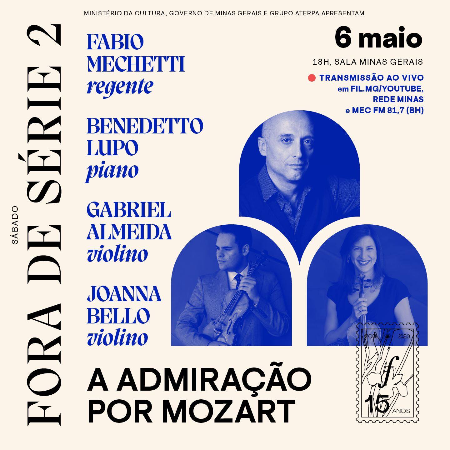 Orquestra Filamornica de Minas Gerais apresenta: A admiração por Mozart