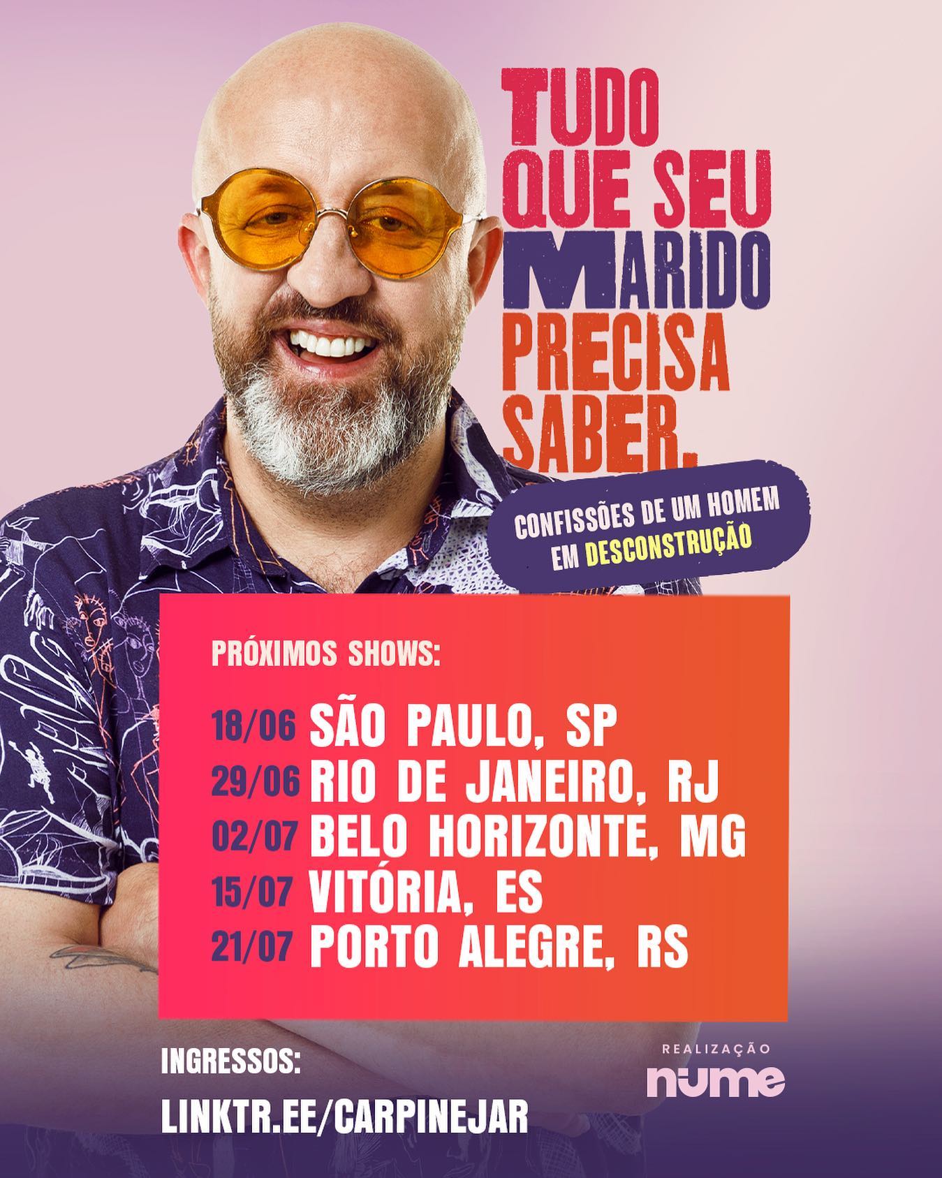 Palestra: "Tudo que seu marido precisa saber" - Fabricio Carpinejar