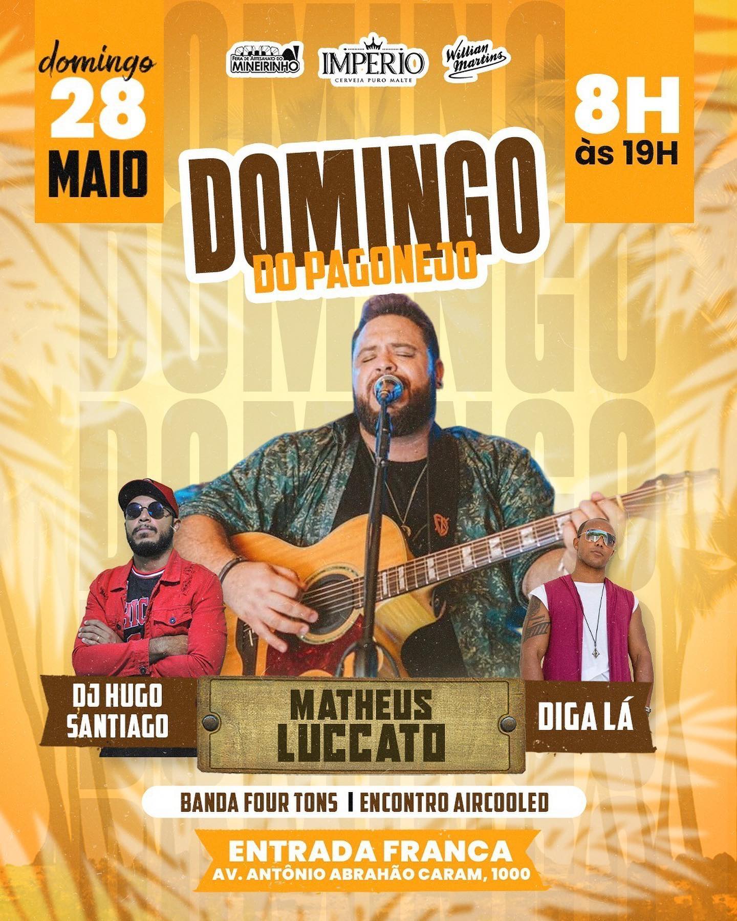 Reprodução Instagram Domingo do Pagonejo - Feira do Mineirinho