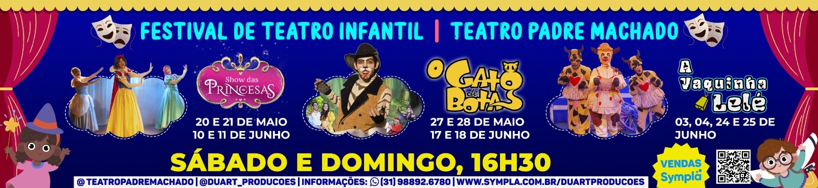 Festival de Teatro Infantil no Teatro Padre Machado