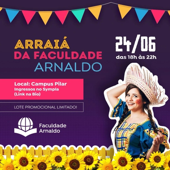 Reprodução Instagram Arraiá Faculdade Arnaldo