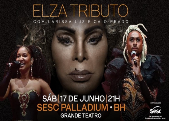 Show: “Elza Tributo com Larissa Luz e Caio Prado”