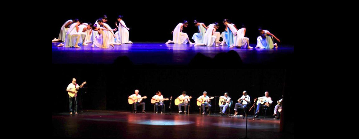 Espetáculo: Entre o Céu e a Terra - som, silêncio, luz, escuridão