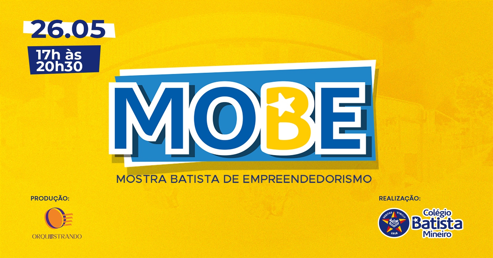 Reprodução Oficial 1ª Mostra Batista de Empreendedorismo