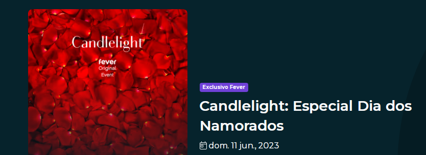 Concerto: Candlelight "Especial Dia dos Namorados"