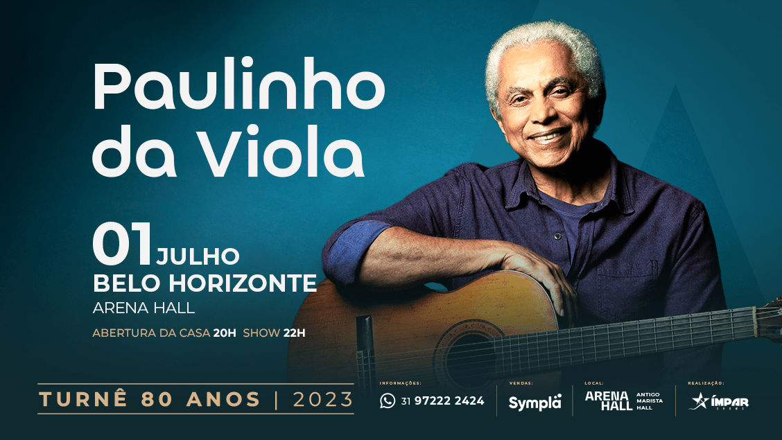 Reprodução/Instagram Show: Paulinho da Viola "Turnê 80 anos"