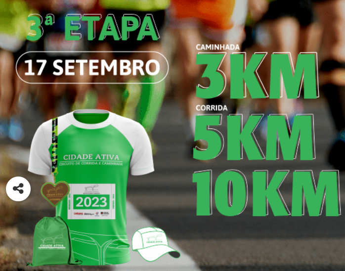 Corrida: Circuito Cidade Ativa 2023 - 3ª Etapa