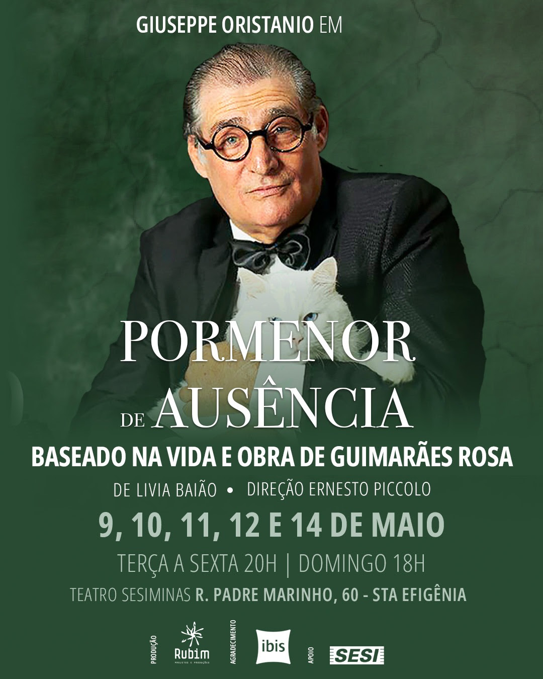 Reprodução Oficial Giuseppe Oristanio em Pormenor de Ausência