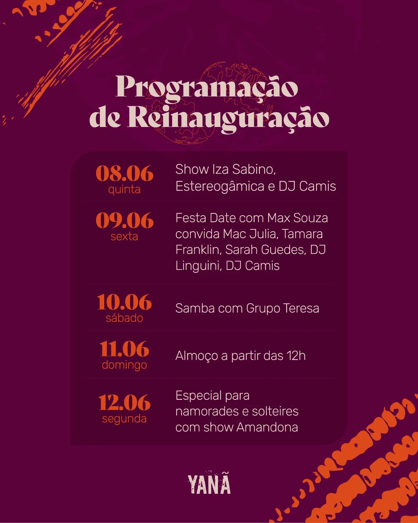 Reinauguração do Espaço Yanã