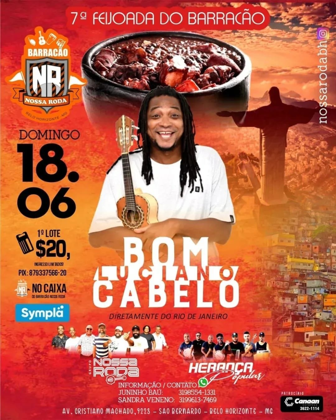 Samba: Luciano Bom Cabelo - Barracão Nossa Roda