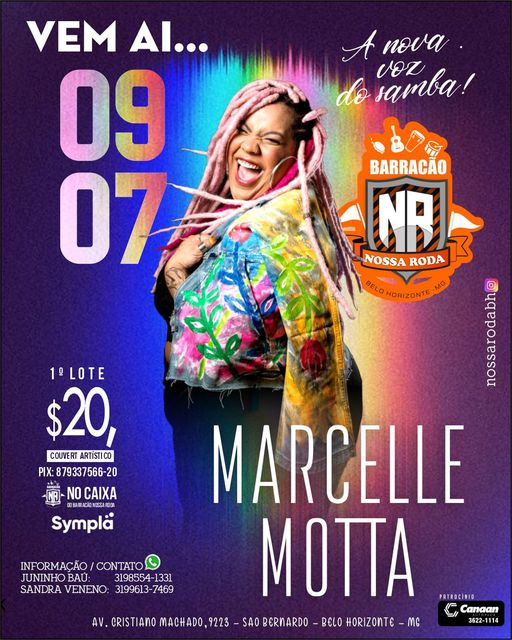 Samba: Marcelle Motta - Barracão Nossa Roda