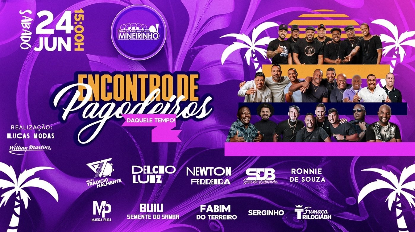 Show: "Encontro de Pagodeiros" - Feira do Mineirinho