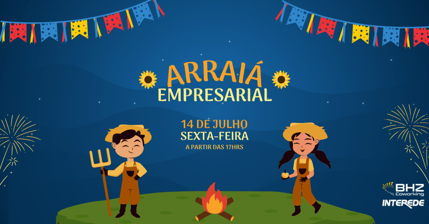 Reprodução Sympla Arraiá Empresarial - BHZ Coworking