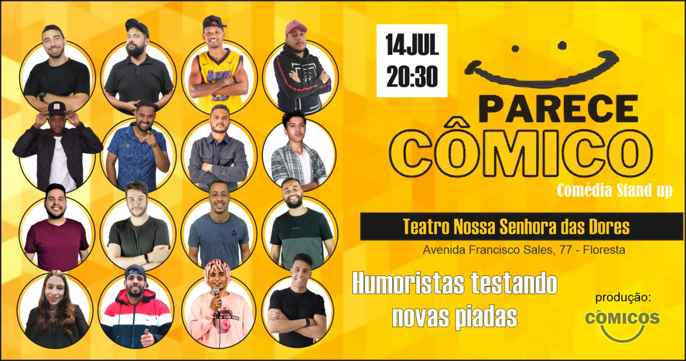 Reprodução Sympla Stand Up: Parece Cômico