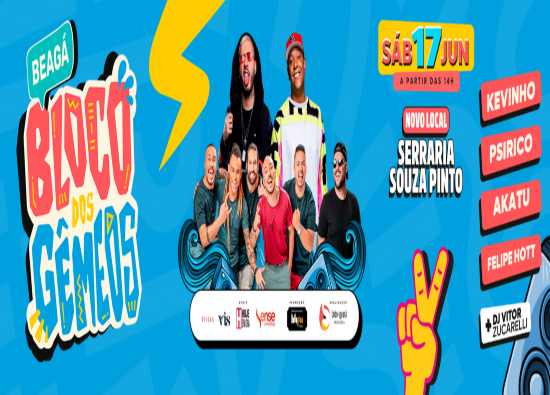 Bloco dos Gêmeos Beagá 2023