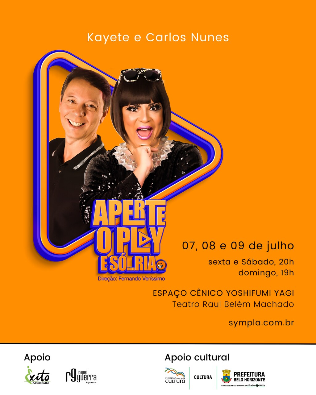 Foto: Divulgação / Aperte o Play e Só Ria ... Teatro Adulto: Aperte o Play e Só Ria ...