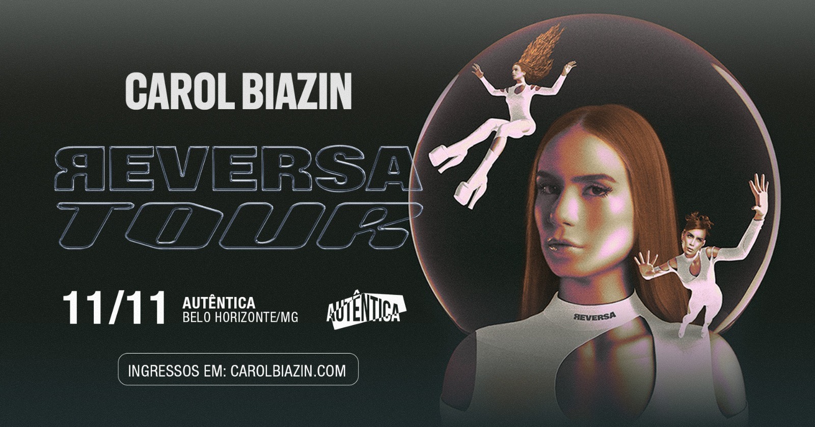 Show: Carol Biazin "Reversa Tour"