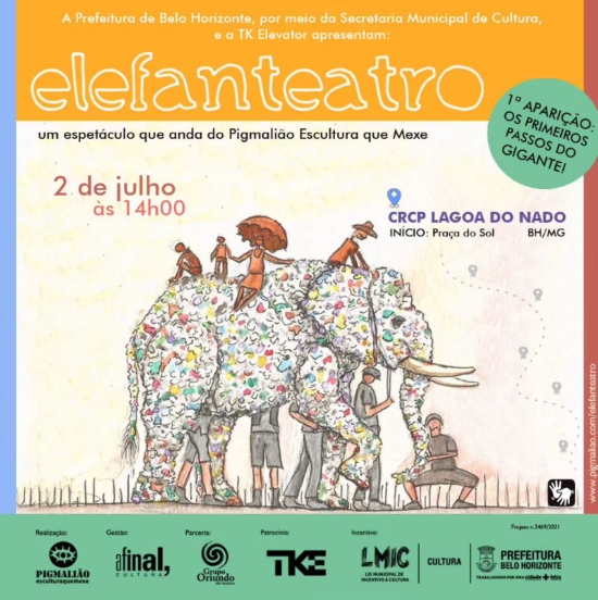 Reprodução Instagram Teatro Infantil - Elefanteatro