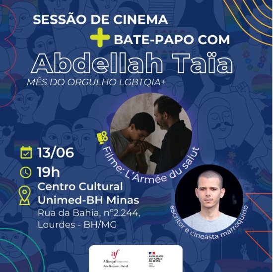Sessão comentada do filme "L’armée du salut", com a participação de Abdellah Taïa