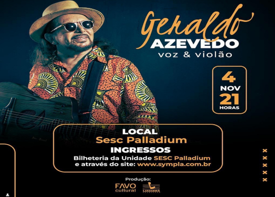 Show: Geraldo Azevedo "Voz & Violão"