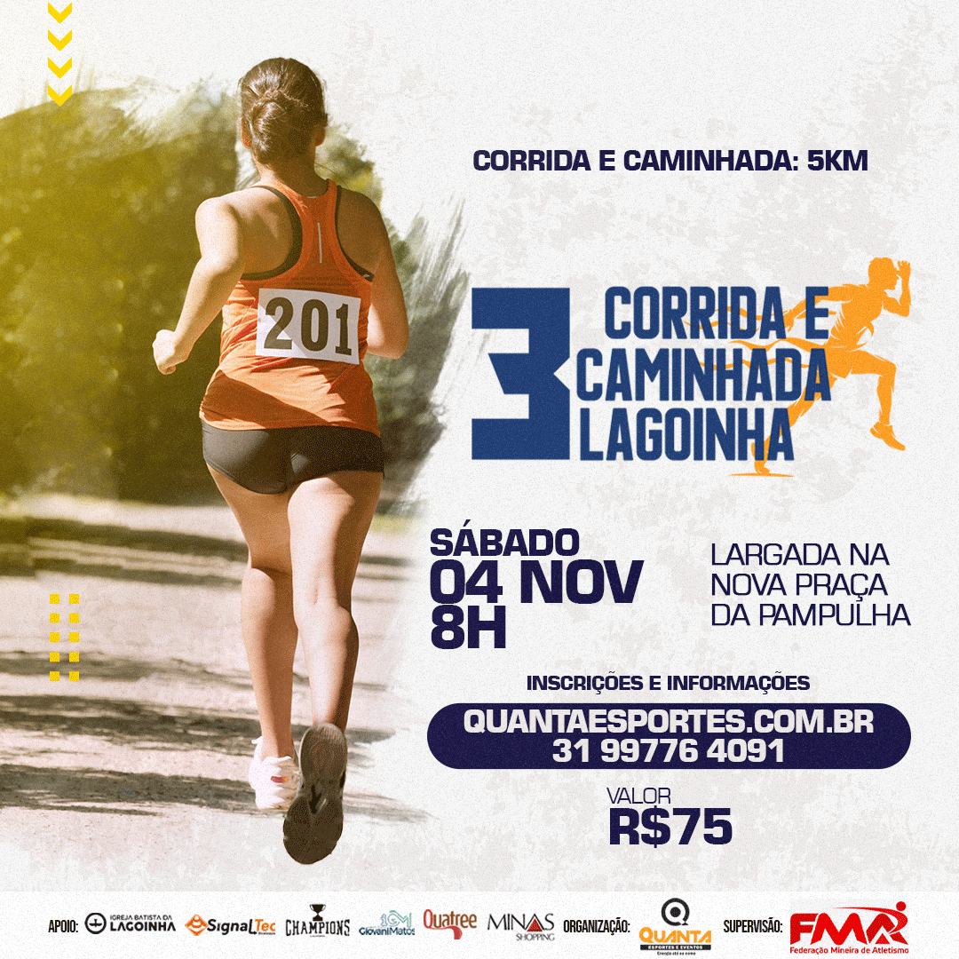 3ª Corrida & Caminhada da Lagoinha