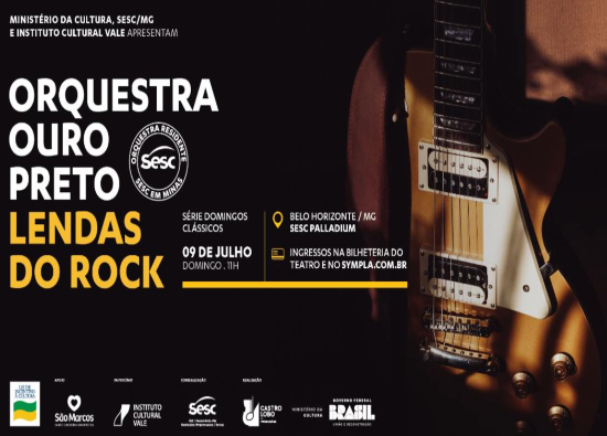  Série Domingos Clássicos: "Lendas do Rock" - Orquestra Ouro Preto
