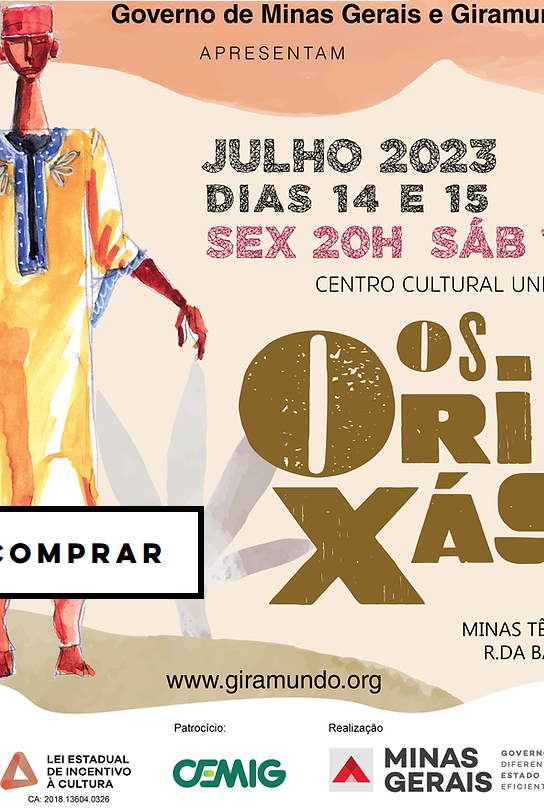 reprodução oficial Espetáculo de bonecos: “Os Orixás” - Grupo Giramundo