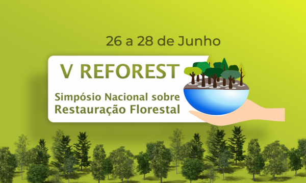 Reprodução evento V REFOREST - Simpósio Nacional sobre Restauração Florestal 2023