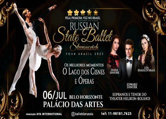 Concerto: Russian State Ballet e Ópera of Moscou