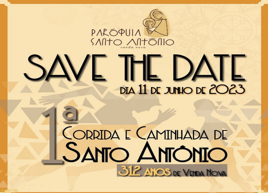 reprodução Instagram 1ª corrida e caminhada de Santo Antônio – 312 anos de Venda Nova