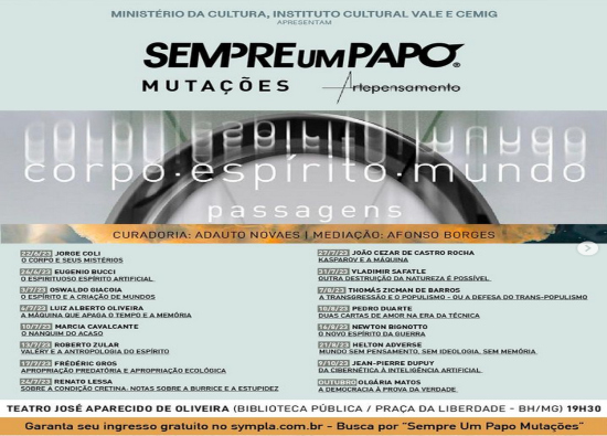 Projeto: Sempre Um Papo "Mutações"