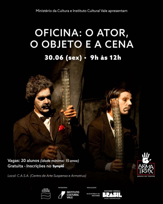Oficina: O autor, o objeto e a cena