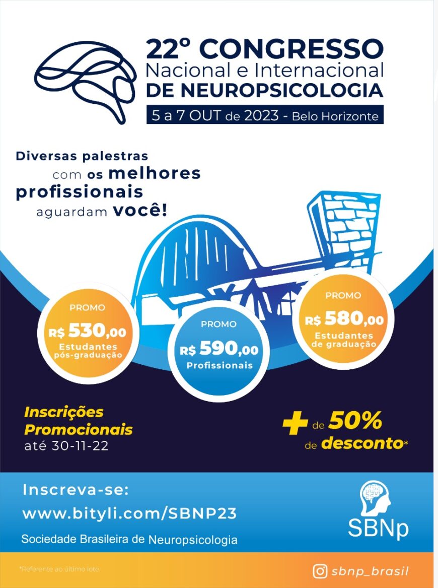 22º Congresso Internacional e Brasileiro de Neuropsicologia 2023