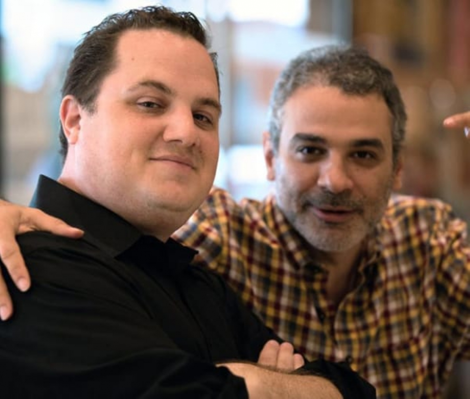 Reprodução Site Clube de Jazz Magno Alexandre e Mike Eckroth