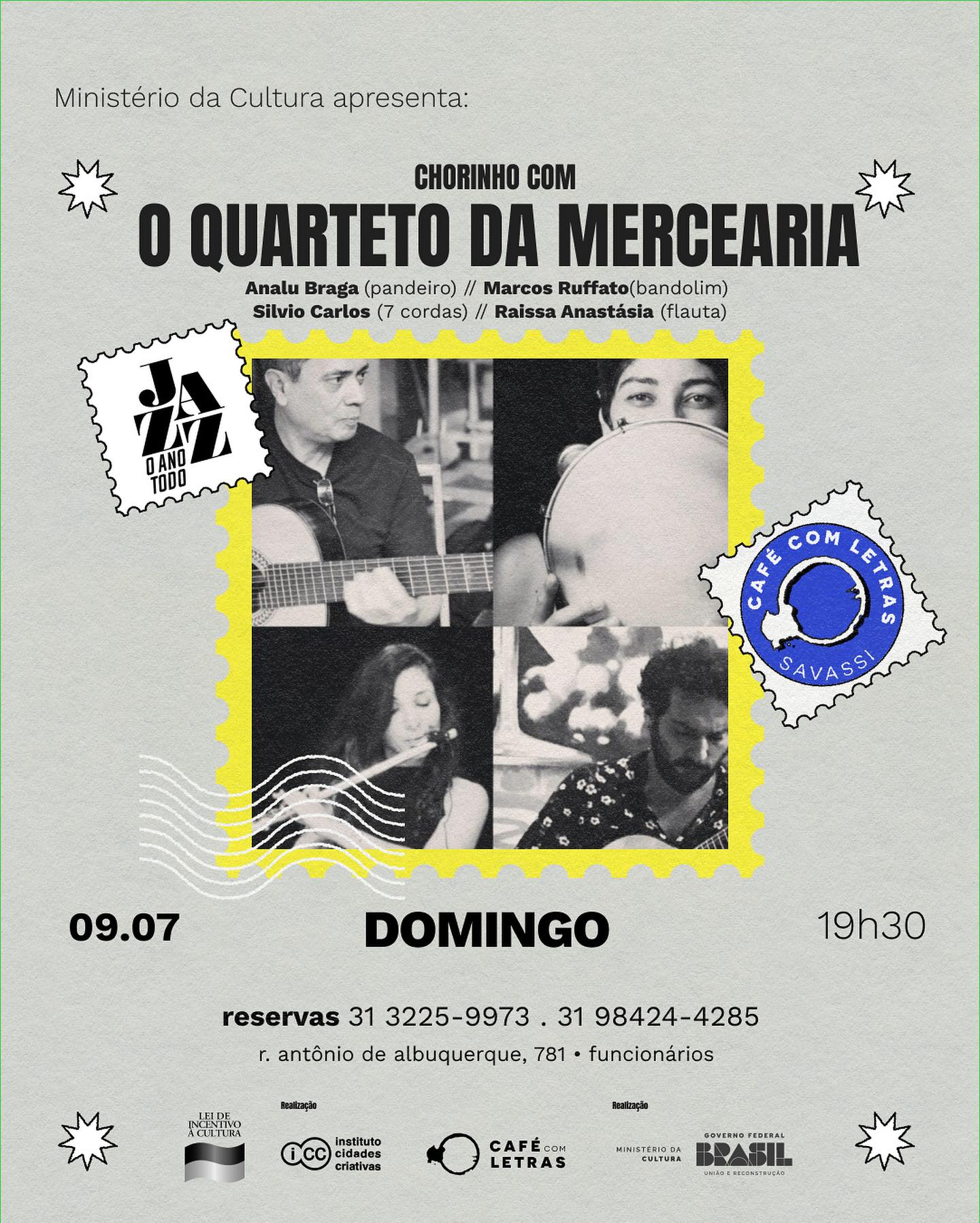 Chorinho com o Quarteto da Mercearia