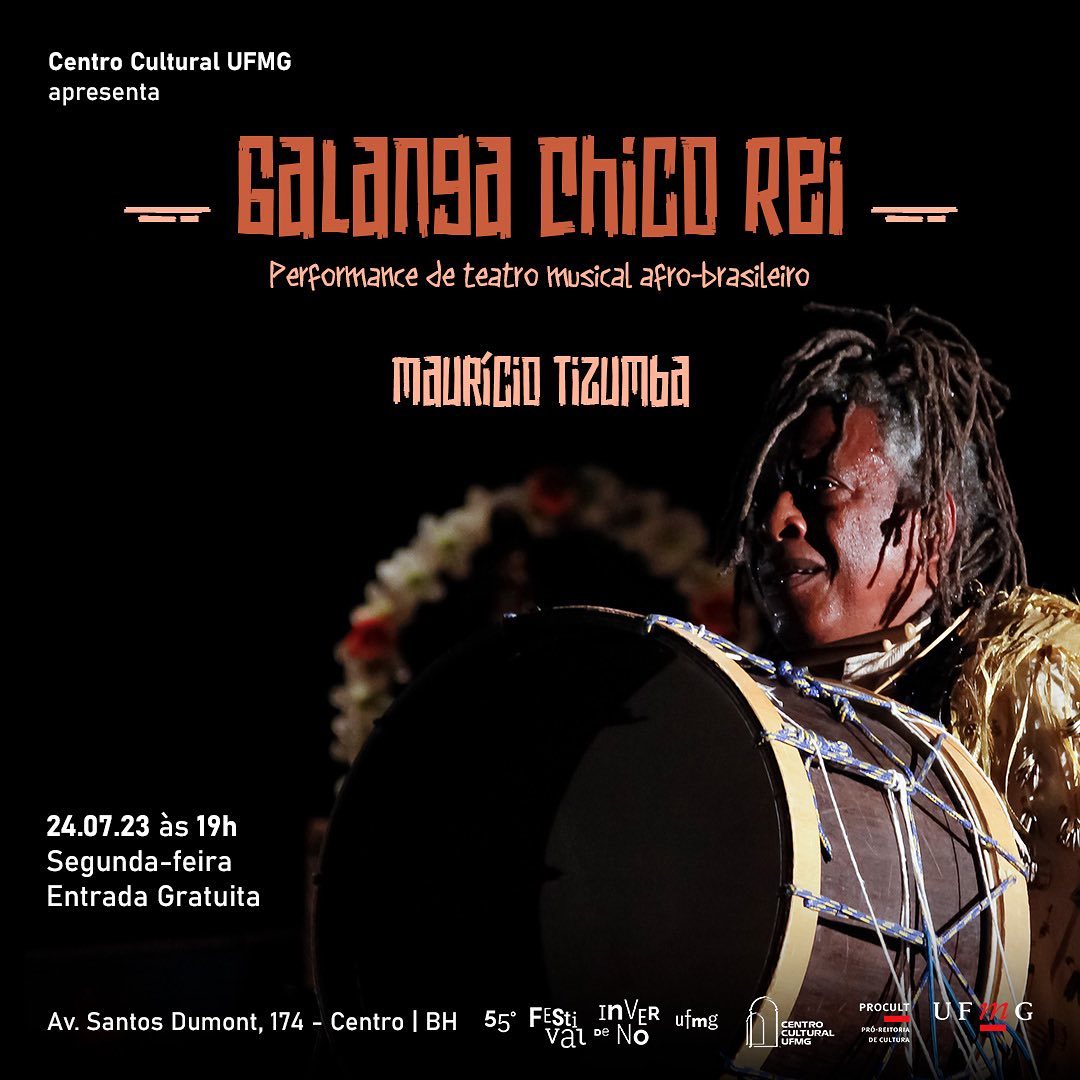 Show: "Galanga Chico Rei" com Maurício Tizumba