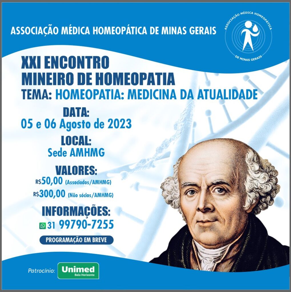 XXI Encontro Mineiro de Homeopatia 2023