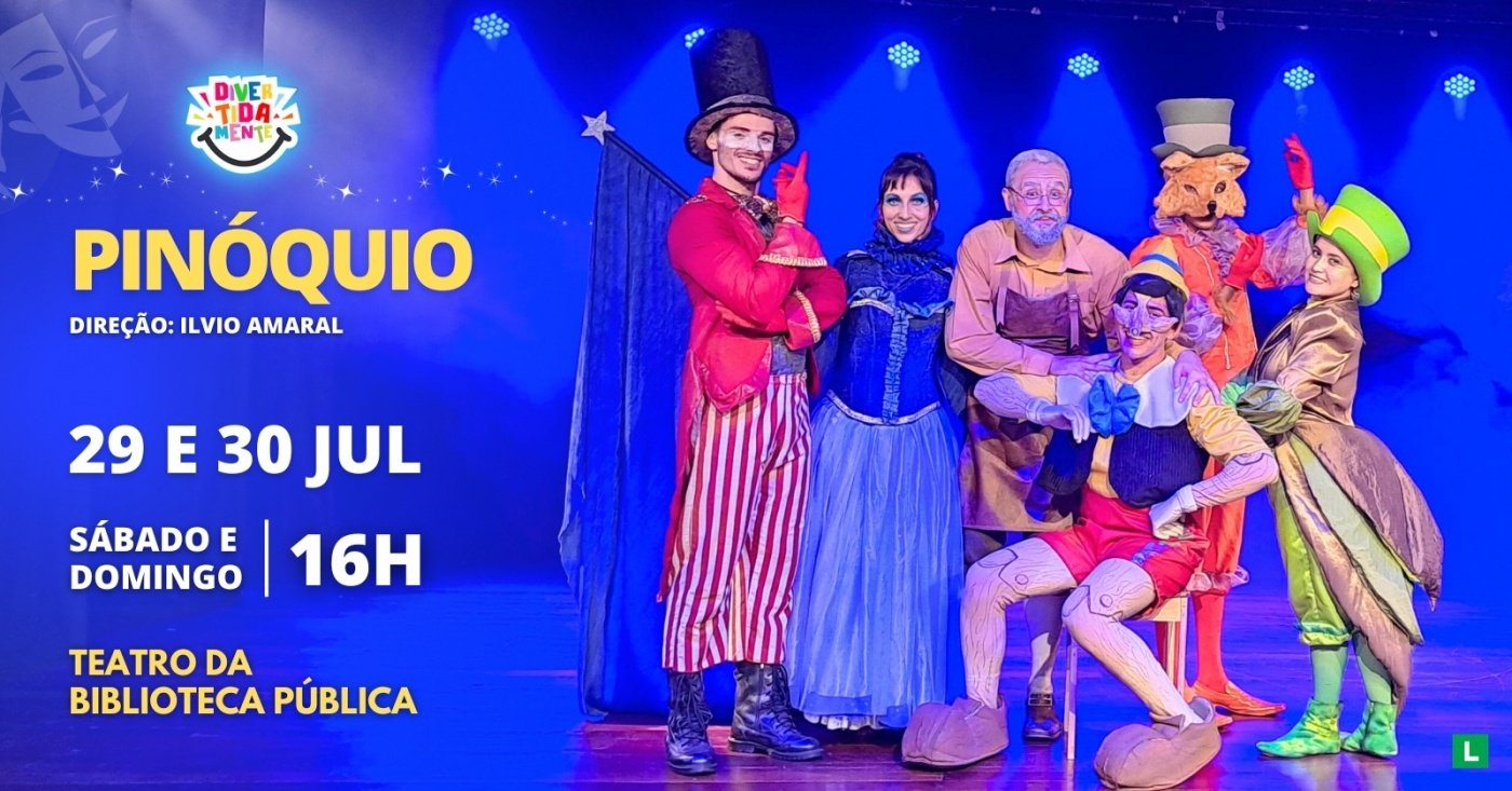 Reprodução Sympla Teatro Infantil: "Pinóquio"