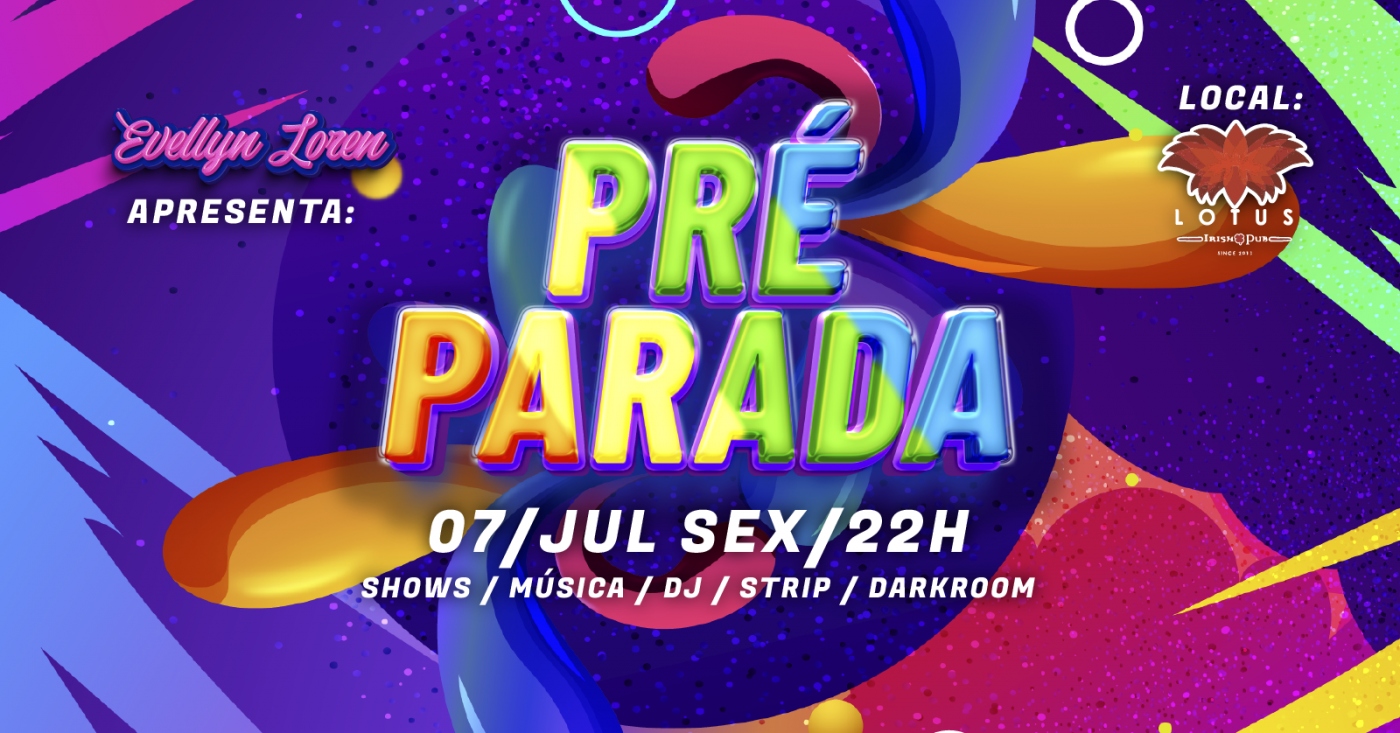 Reprodução Sympla Festa: Pré Parada