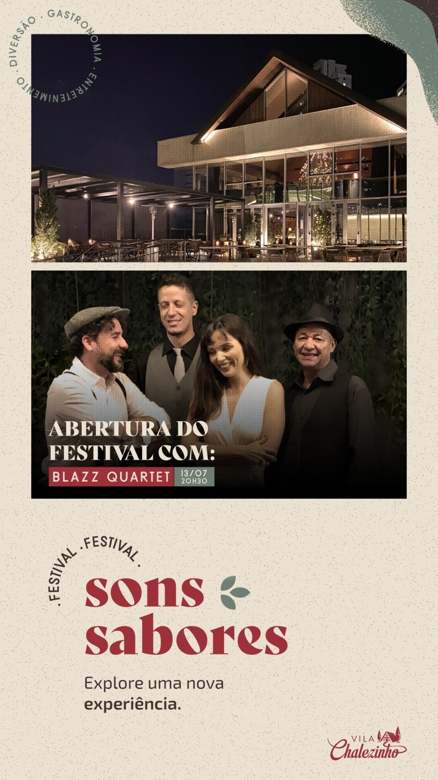 Show: Blazz Quartet - Festival Sons e Sabores