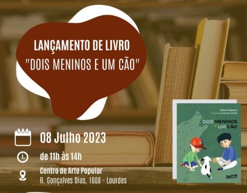Divulgação Instagram Lançamento do livro “Dois Meninos e um cão”
