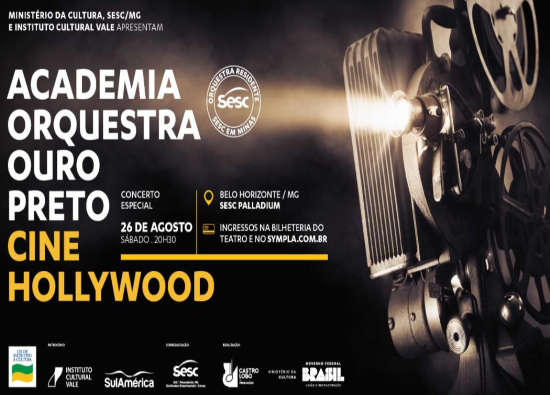Show: "Cine Hollywood" Academia Orquestra Ouro Preto