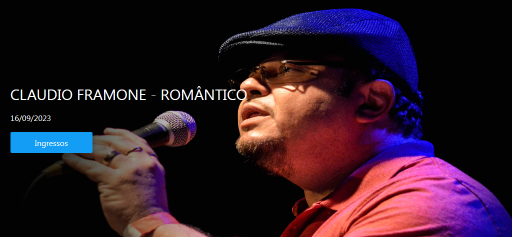 Show: Cláudio Framone "Romântico"